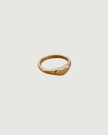 YOUR HEART SIGNET RING GOLD - STUDIO JO STORE